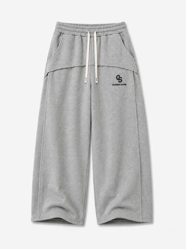 Grey minimal trouser